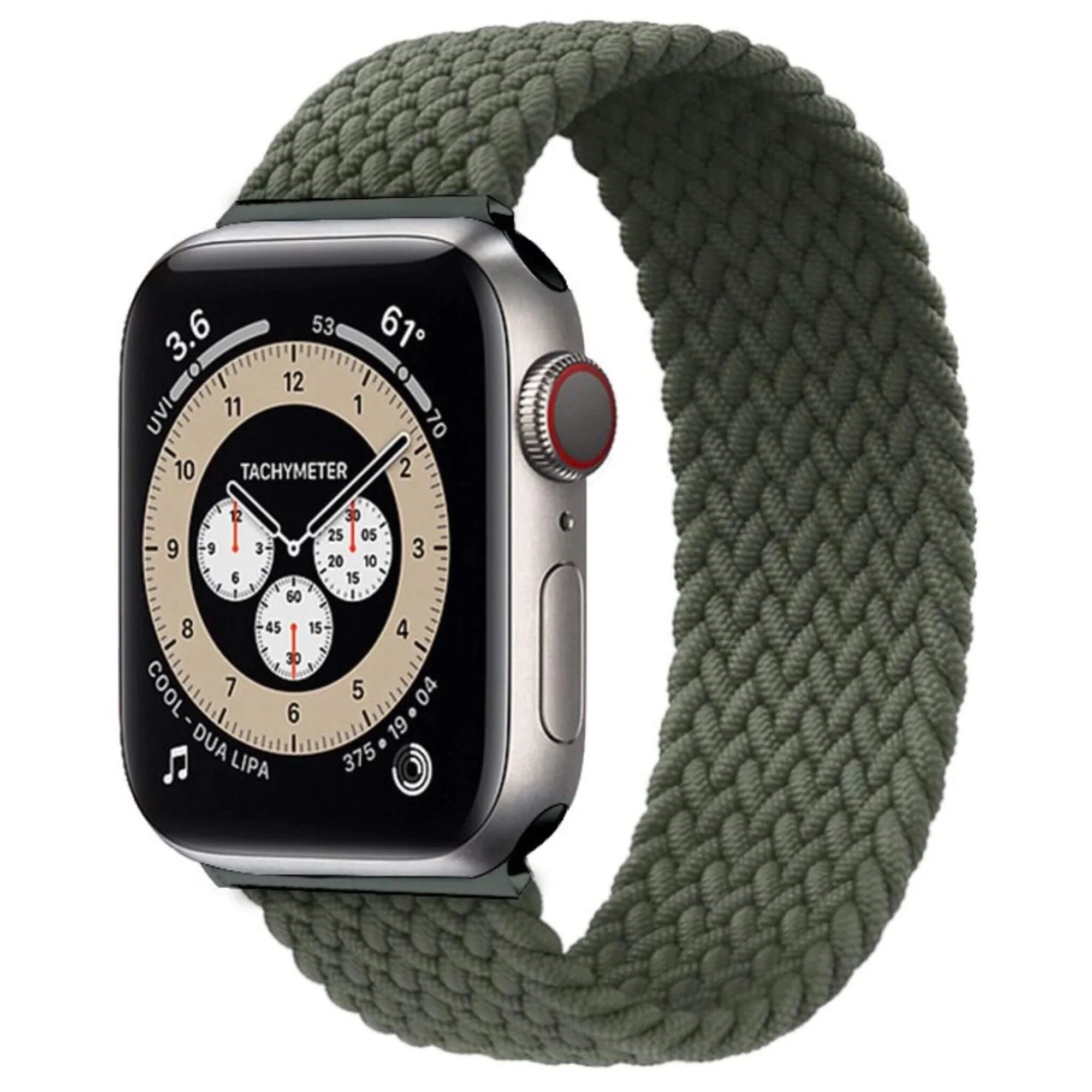 Bracelet de remplacement tressé à boucle solo pour Apple Watch iWatch Bracelet de remplacement tressé à boucle solo pour Apple Watch iWatch
